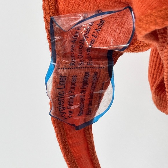 ost + Wander Orange Ribbed Sleeveless Collared Bodysuit Y2K Inspired M NWT - Picture 6 of 7